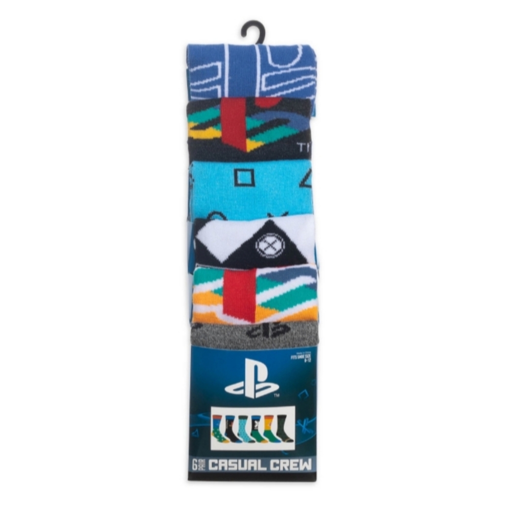 NWT Playstation 6-Pack Socks